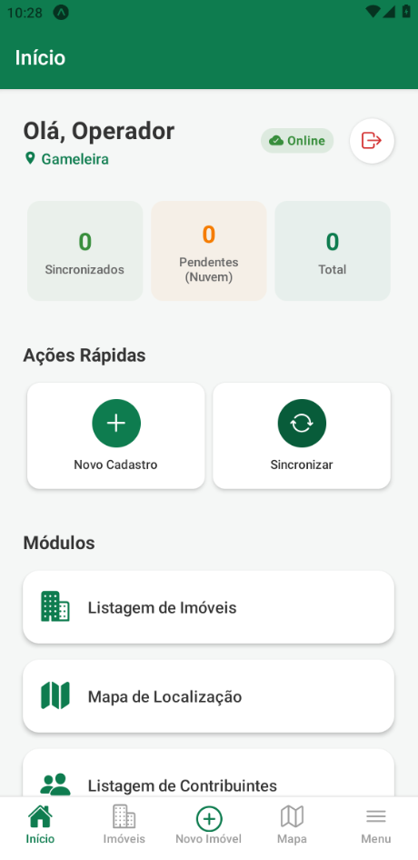 Aplicativo - Coleta de Dados